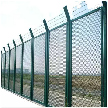 Hàng rào liên kết chuỗi mạ kẽm phủ Vinyl màu xanh lá cây 75mm cho vườn
