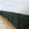 Tường cát mạ kẽm ISO L10m Hàng rào phòng thủ đầy Hộp quân sự