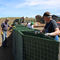 Tường chắn cát quân sự Tường rào bảo vệ 4mm mạ kẽm cho lũ lụt